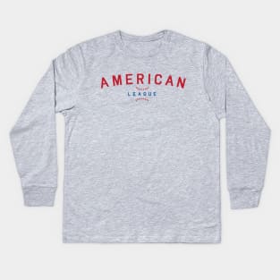 American League Baseball Kids Long Sleeve T-Shirt